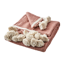 Lolly Blanket Coral/Beige