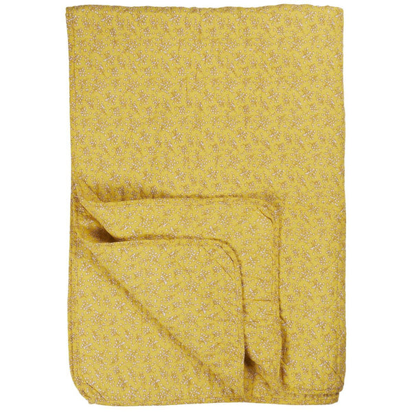 IB Quilt yellow w/white flowers