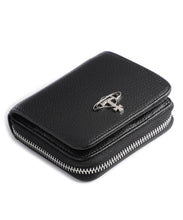 Vivienne Westwood Grain Leather Medium Zip Wallet, Black