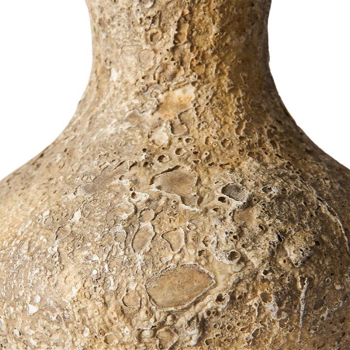 MUUBS Vase Eris M - Rustic sand Terracotta - Ø8xH19 cm