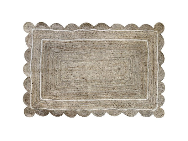 Chic Antique Rug in jute w. pattern