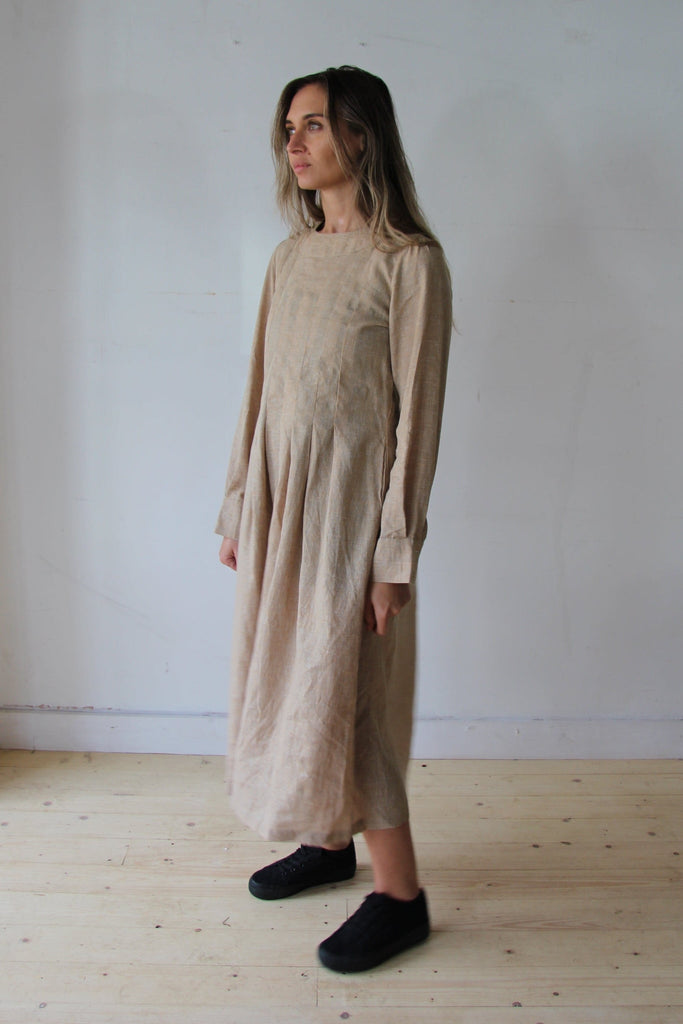 WDTS  - Tilly dress - Light Mustard Linen