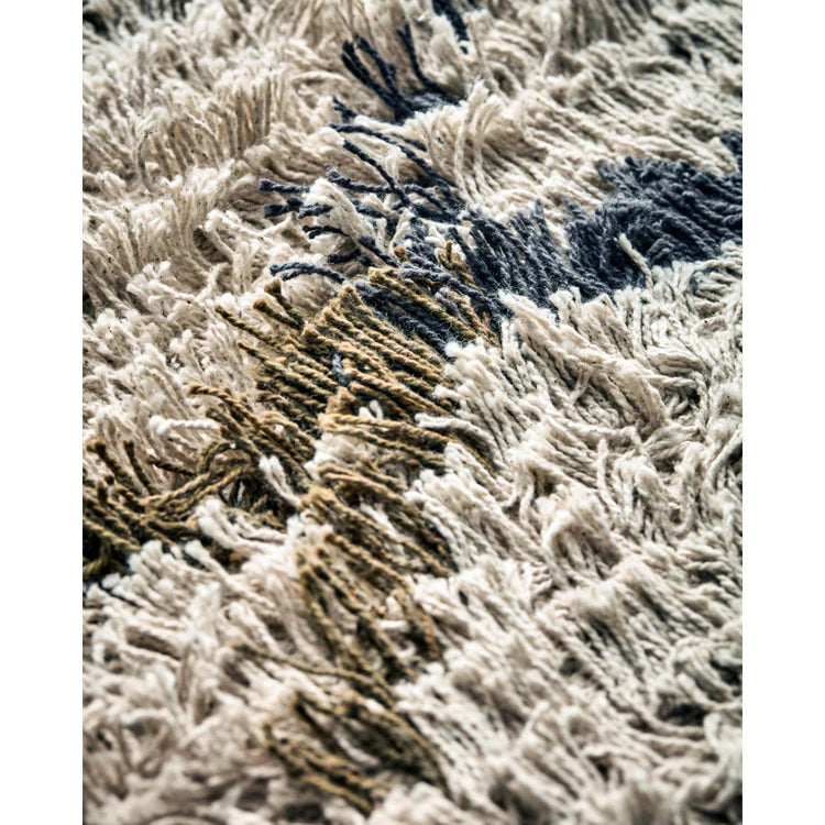 House Doctor Rug, HDIndi, Off White, Mustard