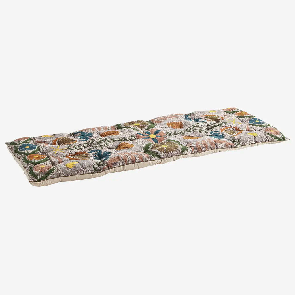 Madam Stoltz Suzani embroidered mattress 70x180cm