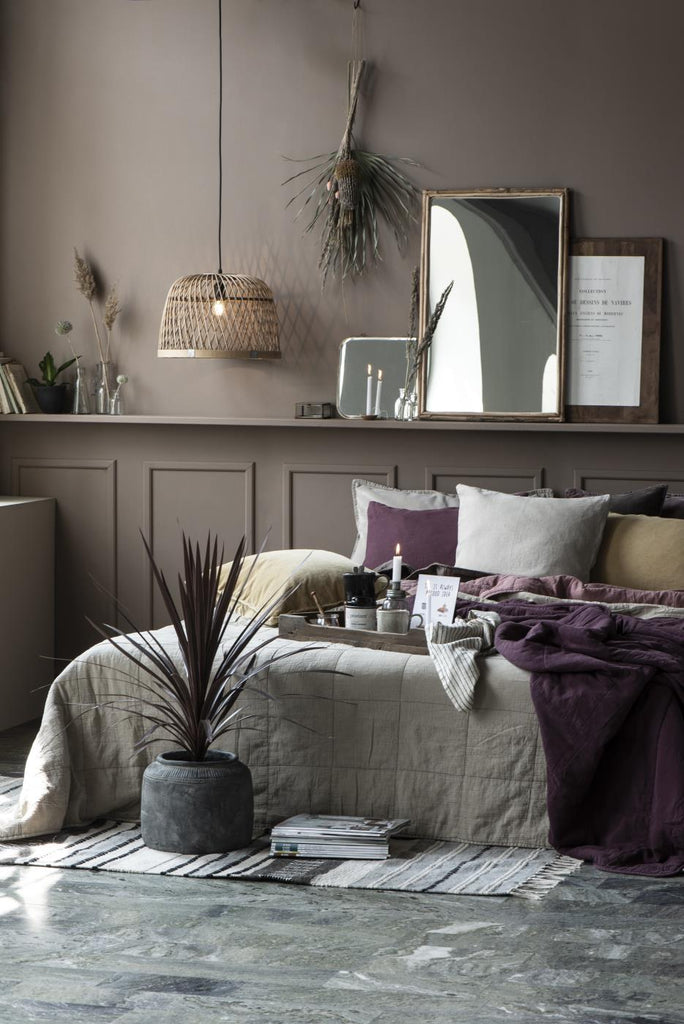Linen Cushion cover mustard