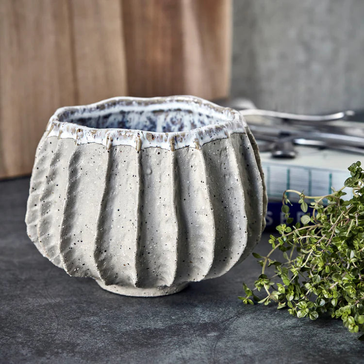 House Doctor Planter, HDShell, Grey/Beige