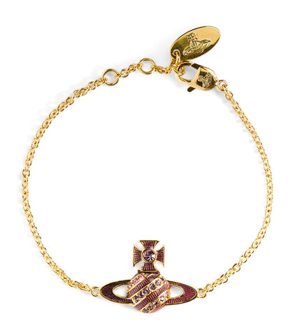 Vivienne Westwood Assita Bas Relief Bracelet Gold