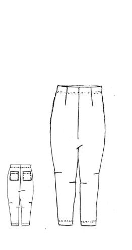 Rundholz 3440121 trousers Black