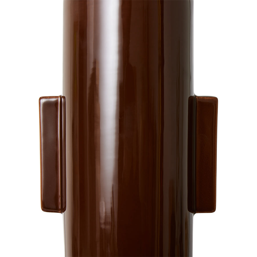 HKliving Ceramic Vase Espresso L