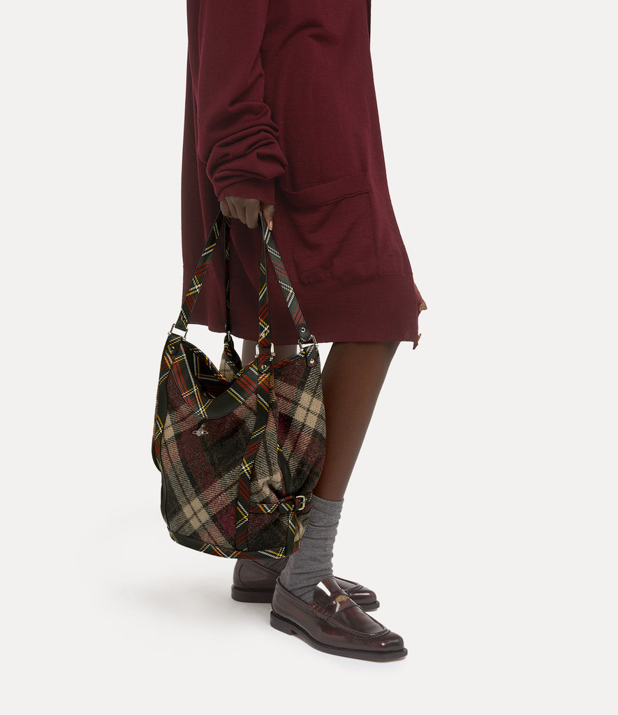 Vivienne Westwood OLIVE LARGE SHOULDER BAG