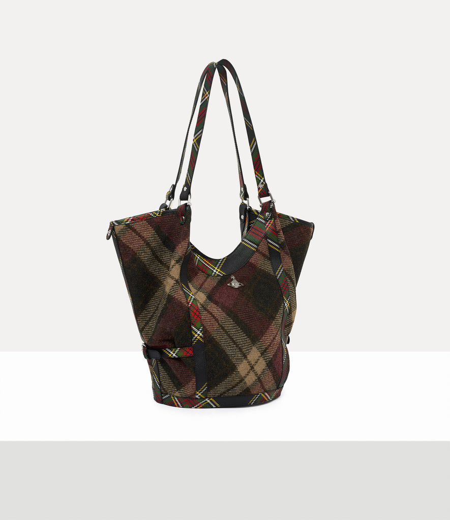 Vivienne Westwood OLIVE LARGE SHOULDER BAG