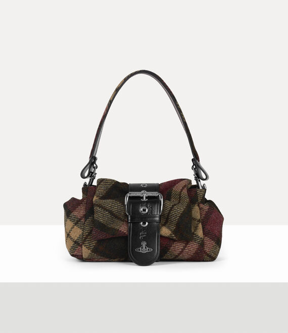Vivienne Westwood Hazel Treasure Handbag Harris Tweed