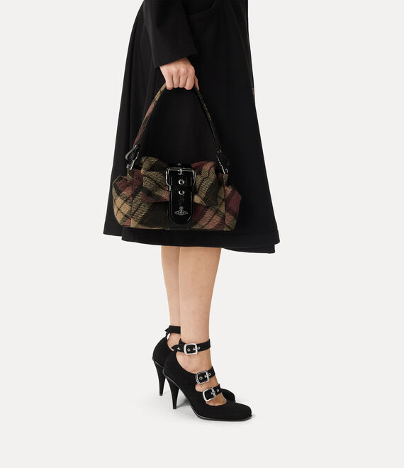 Vivienne Westwood Hazel Treasure Handbag Harris Tweed