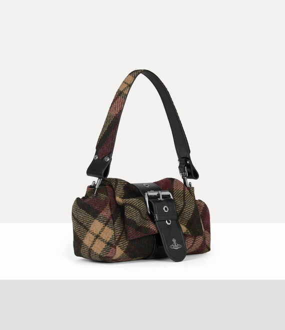 Vivienne Westwood Hazel Treasure Handbag Harris Tweed