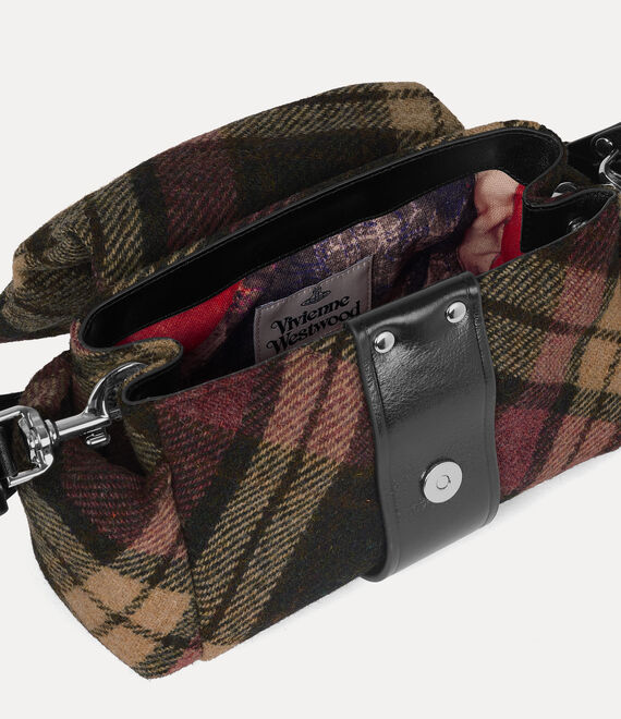 Vivienne Westwood Hazel Treasure Handbag Harris Tweed