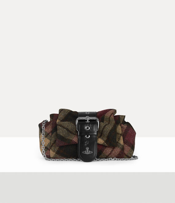 Vivienne Westwood Hazel Treasure Handbag Harris Tweed