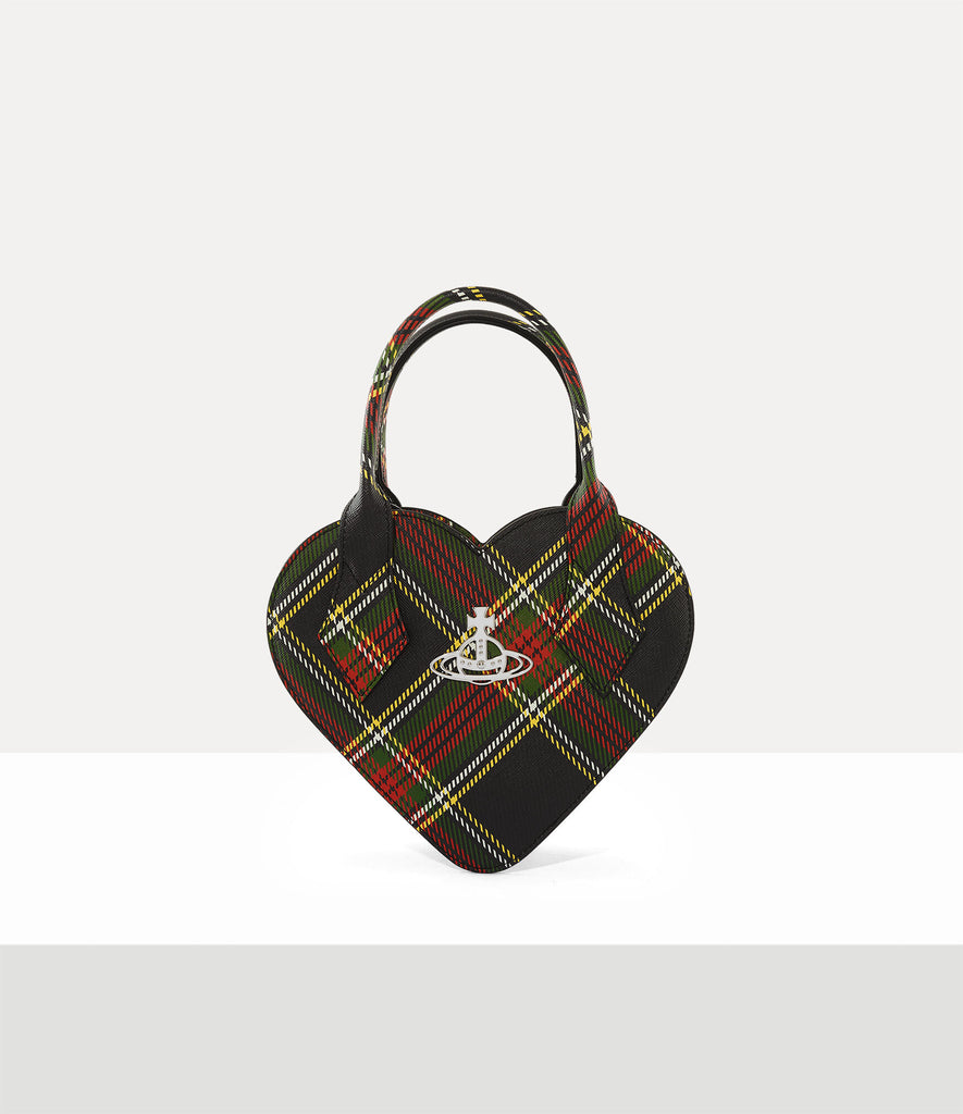 Vivienne Westwood Josephine Heart Crossbody Chelsea Tartan