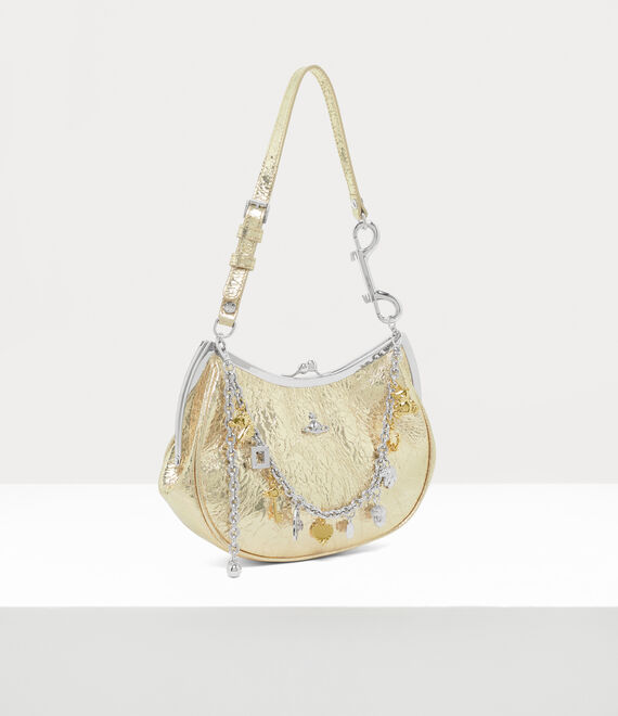 Vivienne Westwood Charm Frame Purse Gold