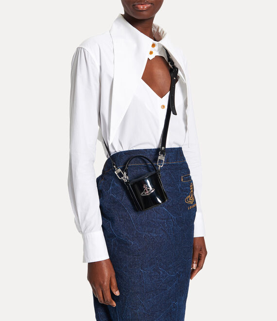Vivienne Westwood Shiny Patent Mini Daisy Bag