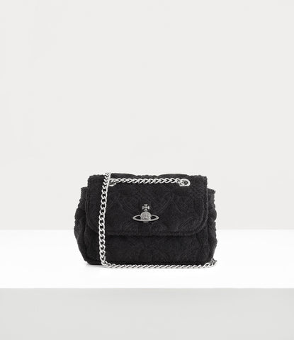 SS24 Vivienne Westwood Towelling Small Purse with Chain