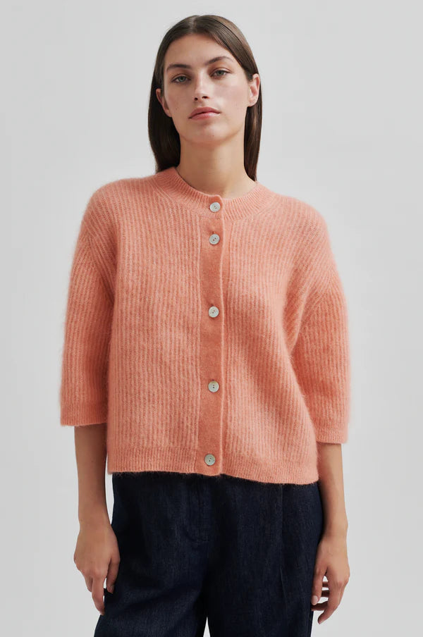 Second Female Andrea Knit Rib Cardigan