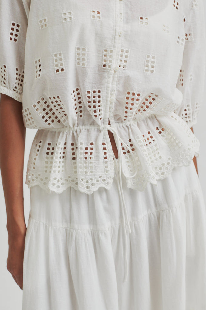 Second Female Elenore Shirt White Alyssum