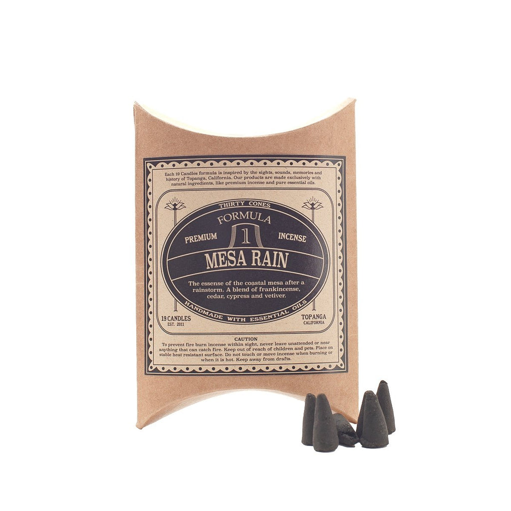 19 candles - Incense cones