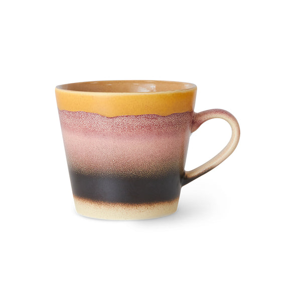 HK Living : 70s ceramics: Cappuccino mug sunset