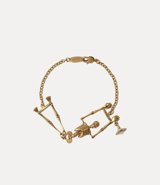 Vivienne Westwood Skeleton Bracelet - Gold