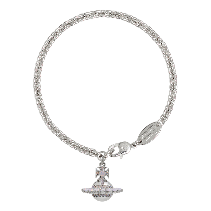 Vivienne Westwood Jordana Bracelet - Platinum Milky Pink