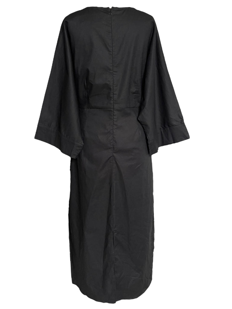 WDTS  - Blossom dress - Linen stretch Black