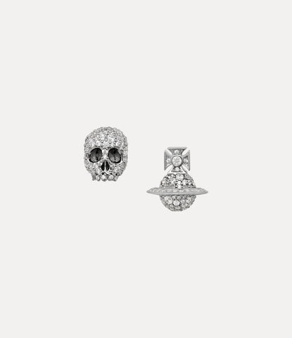 Vivienne Westwood Circe Stud Earrings Platinum / White CZ