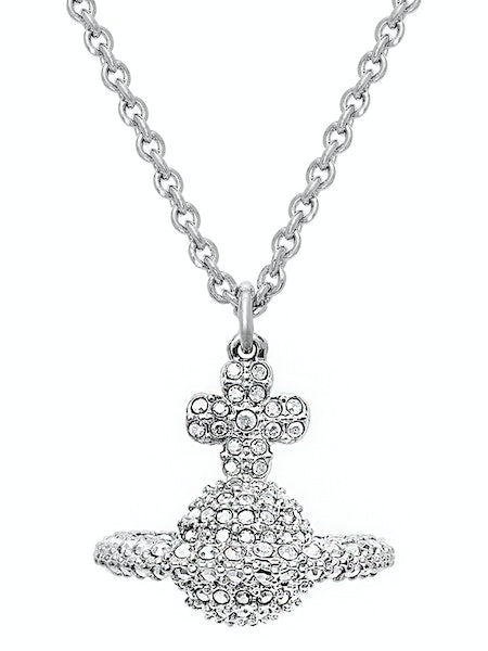 Vivienne Westwood Grace Small Pendant - Rhodium/Crystal