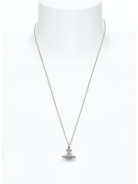 Vivienne Westwood Grace Small Pendant - Rhodium/Crystal