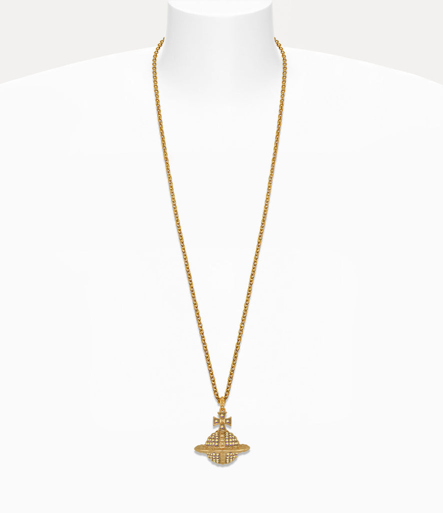 Vivienne Westwood Mayfair Large Orb Pendant - Gold/ Crystal