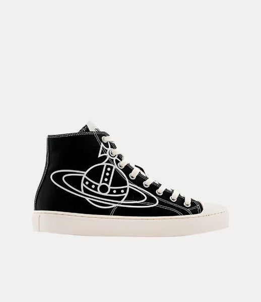 Vivienne Westwood Plimsoll High Top Canvas Black