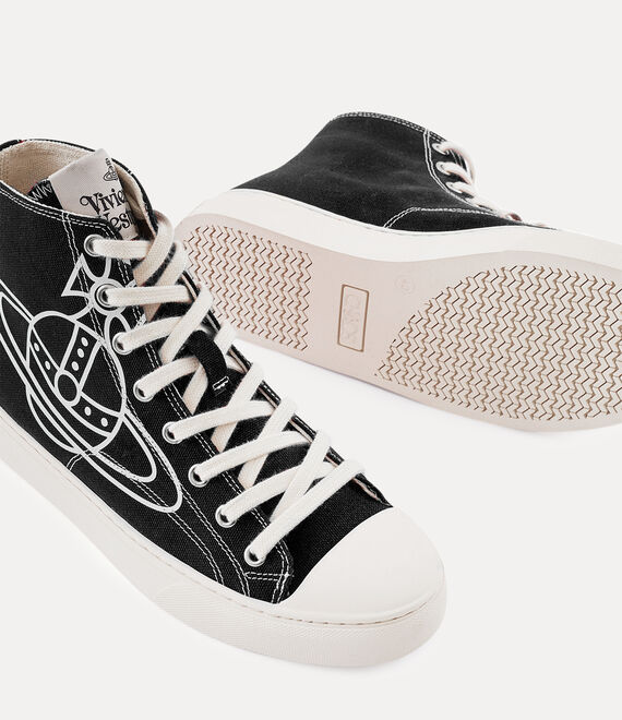 Vivienne Westwood Plimsoll High Top Canvas Black