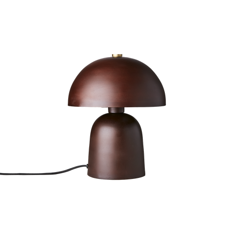 Fungi Table Lamp S Rusty Brown