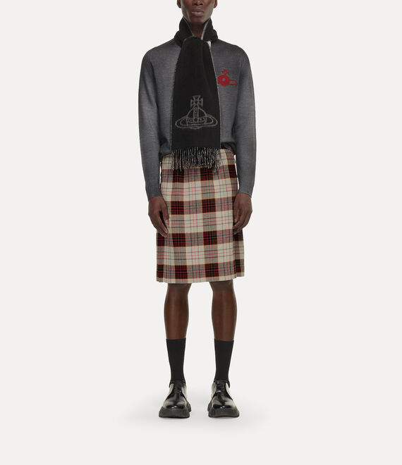 Vivienne Westwood Single Orb scarf 25cm x185cm