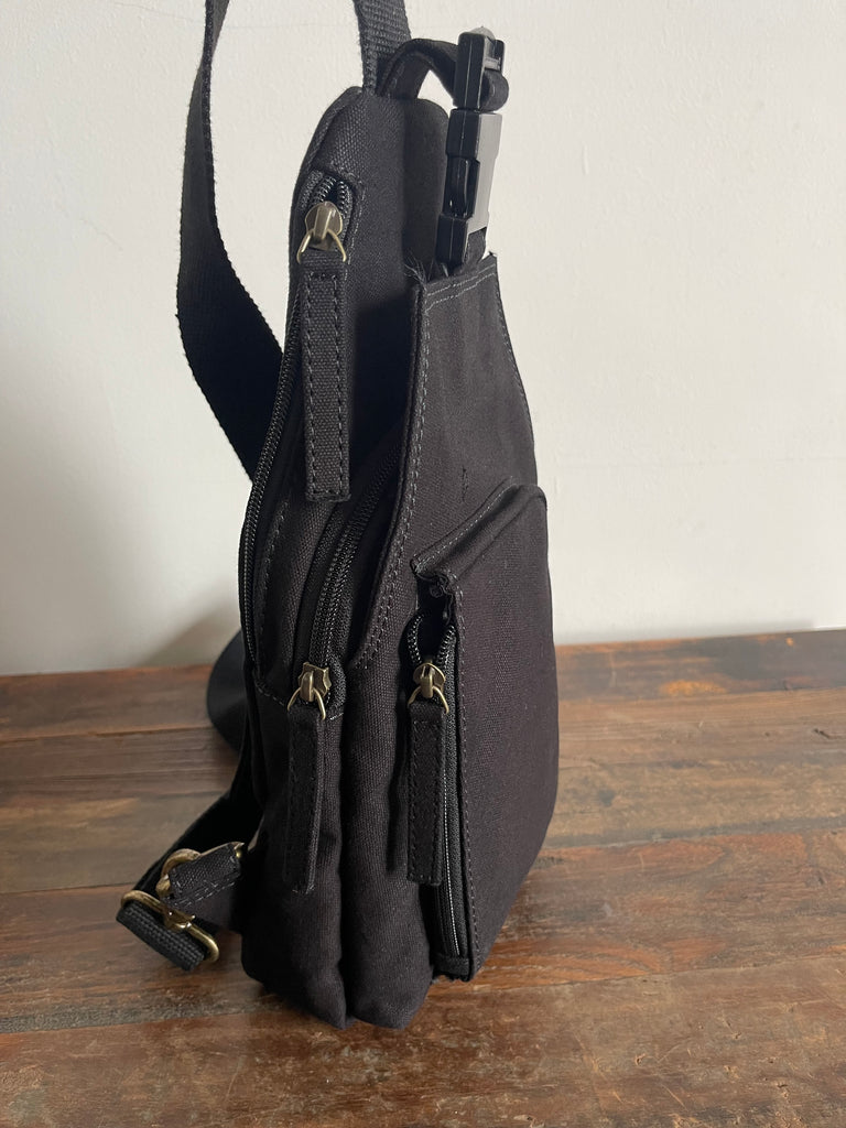 WDTS Canvas Crossbody Sling Bag