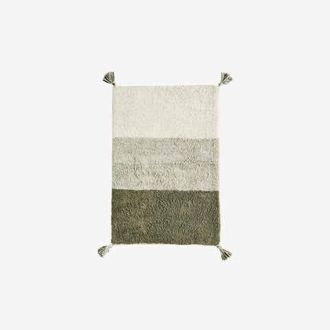 Madam Stoltz Tufted Cotton Bathroom Mat