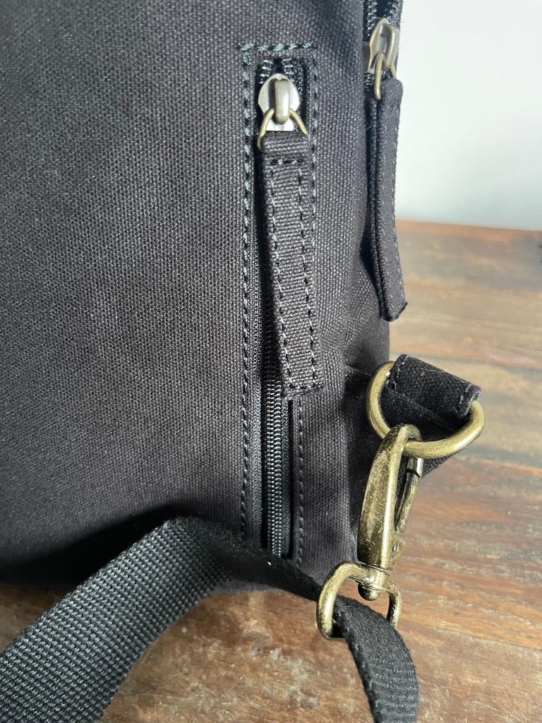 WDTS Canvas Crossbody Sling Bag