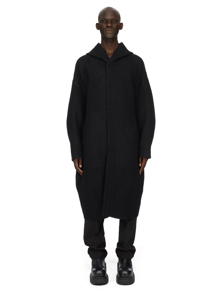RICK OWENS JUMBO PETER WOVEN COAT