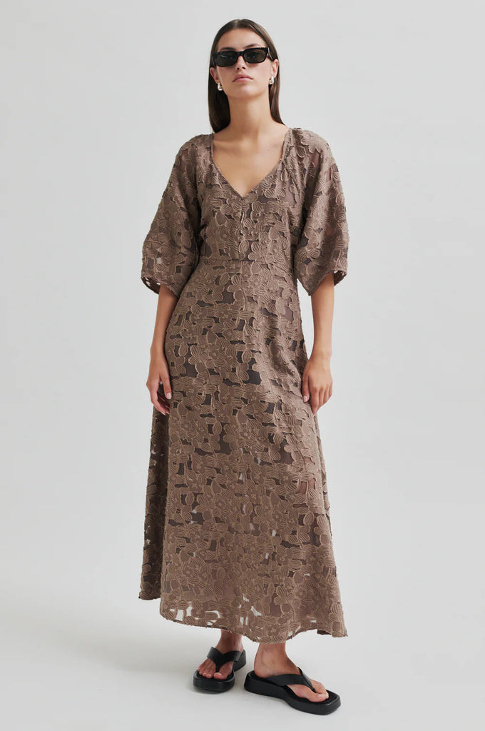 Second Female Agatha Fitted Dress Fossil