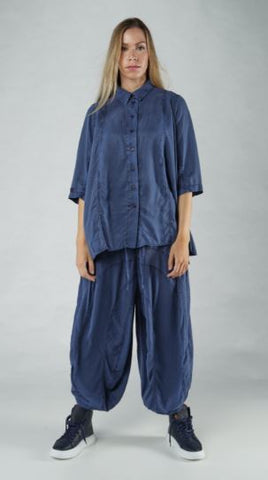 Rundholz SS25 3200405 blouse navy pigment