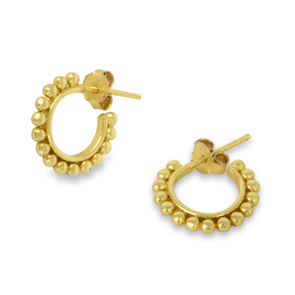 Amaya Gold Hoop Earrings