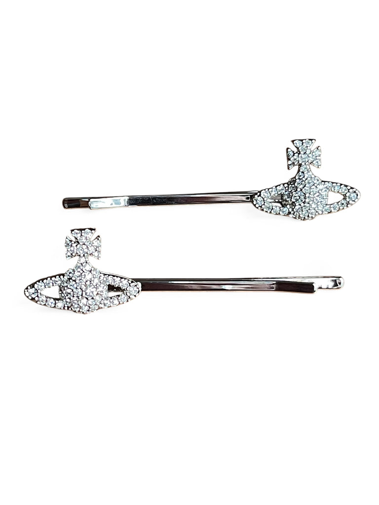 Vivienne Westwood Grace Bobby Pin - Platinum pair