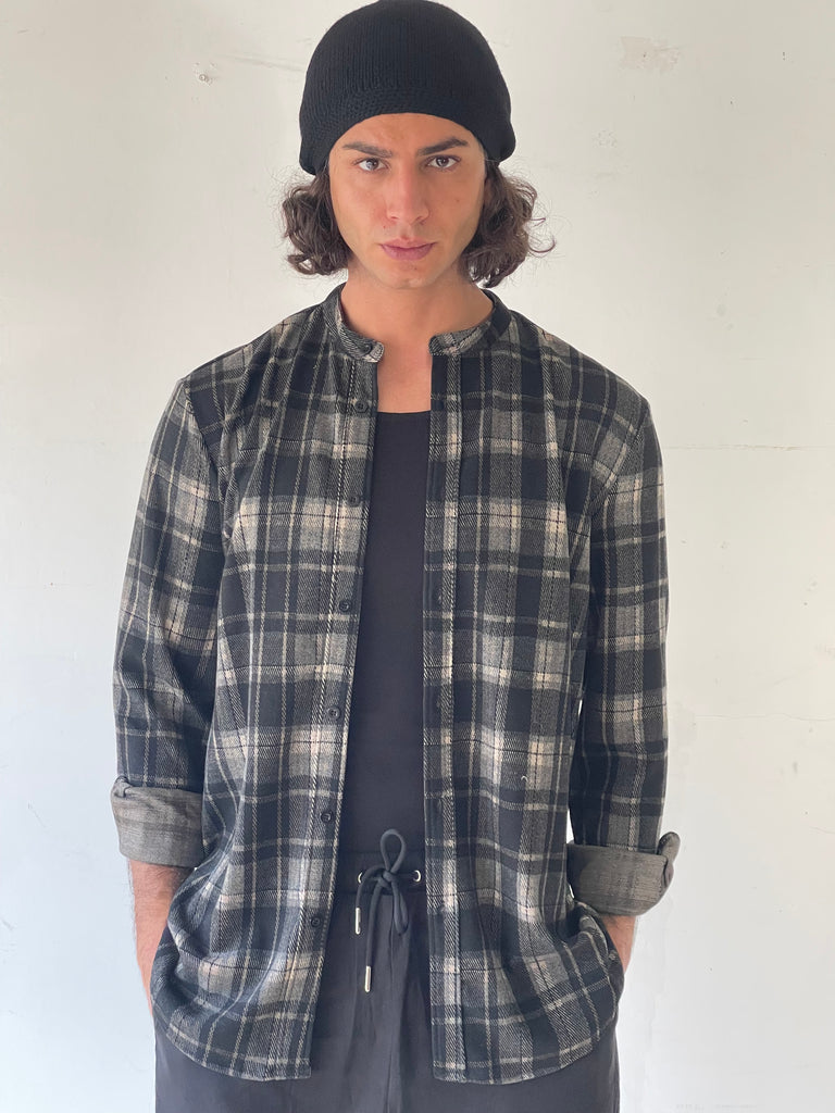 WDTS Elford Buttoned Flannel M Long Overshirt