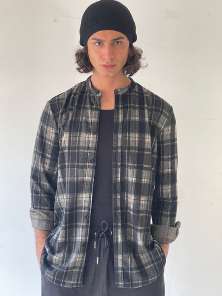 WDTS Elford Buttoned Flannel M Long Overshirt
