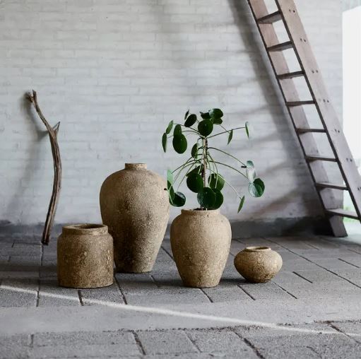Muubs Jar Luna Beige Terracotta - Ø35xH60 cm